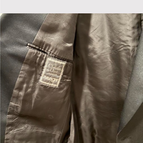 EUC Vintage Christain Dior Monsieur Elegant Black Jacket - Picture 4 of 15